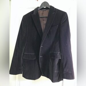 Banana Republic Dark Velvet Blazer